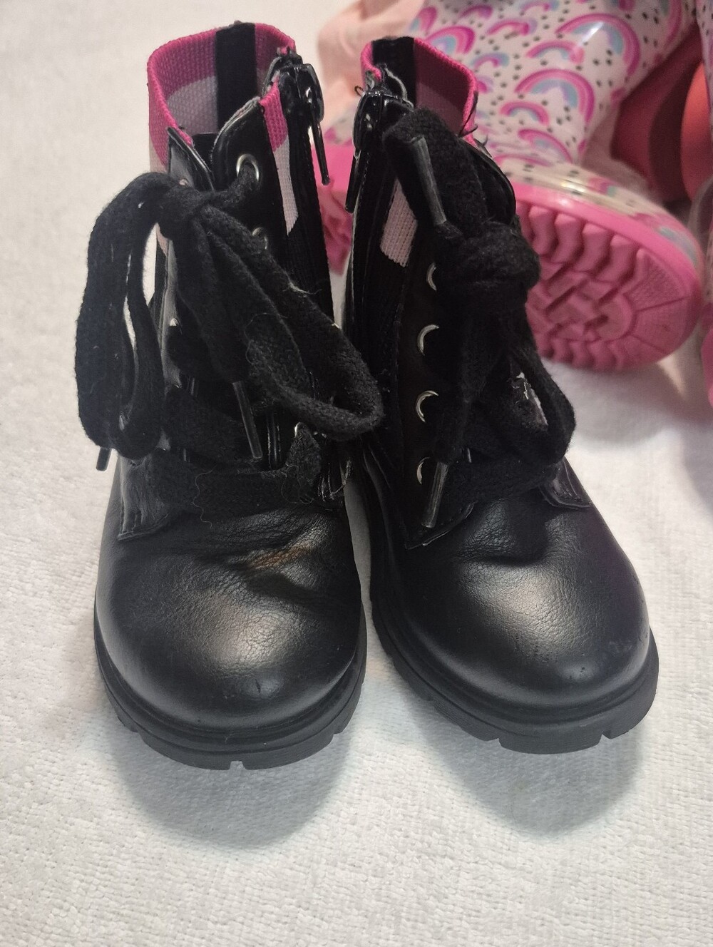 Girls Size 7 Black Boots